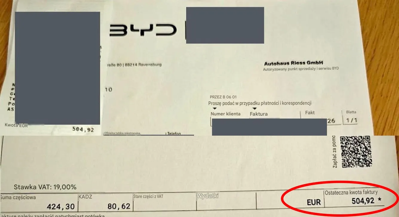 I rivenditori riusciranno a farci dimenticare le auto cinesi nei centri di assistenza? Controllo dell’BYD Atto 3 per 505 euro, 2.100 zł: inclusa la sostituzione dell’OLEO.