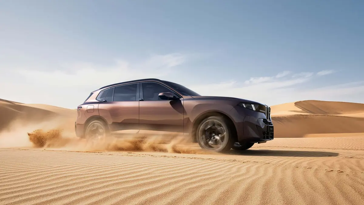 China's BMW iX5 Has More Of Everything, Including A Huge TV In The Back