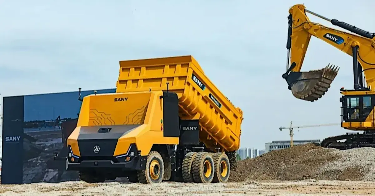 E-quipment highlight: SANY SKT145Ei cabless, autonomous haul truck [video]