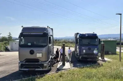ESG-Solar opens megawatt truck charging hub in Germany