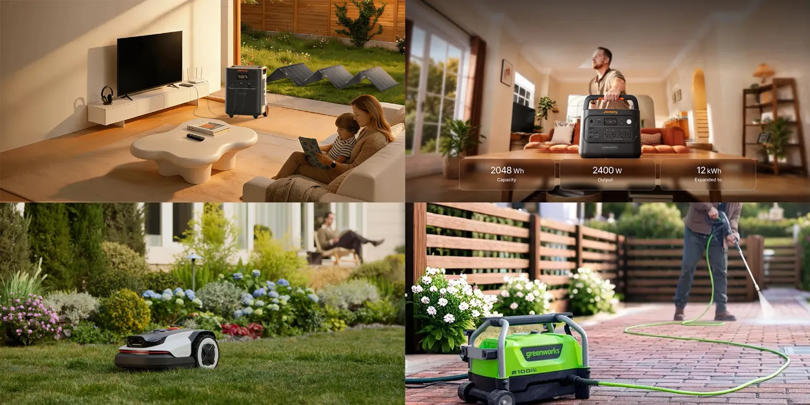 Le stazioni di alimentazione Jackery 3.584Wh e 2.048Wh HomePower offrono uno sconto esclusivo di 1.450 dollari, portandole a prezzi mai visti prima, così come i prodotti Roborock e Greenworks e molti altri.