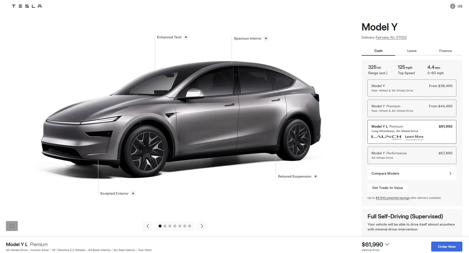 La Tesla Model Y L è in vendita negli Stati Uniti. Anche nel Medio Oriente. In Europa, presto o mai?