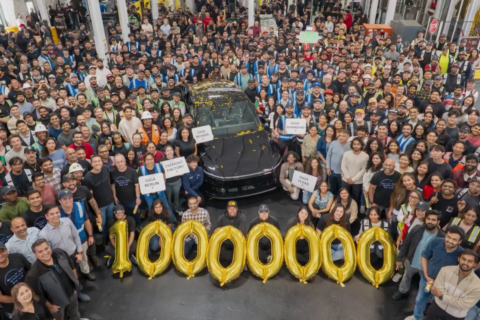 Tesla tops 10 million electric vehicles built
