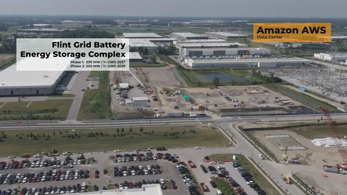 La batteria più grande della rete PJM è attualmente in costruzione in Ohio.