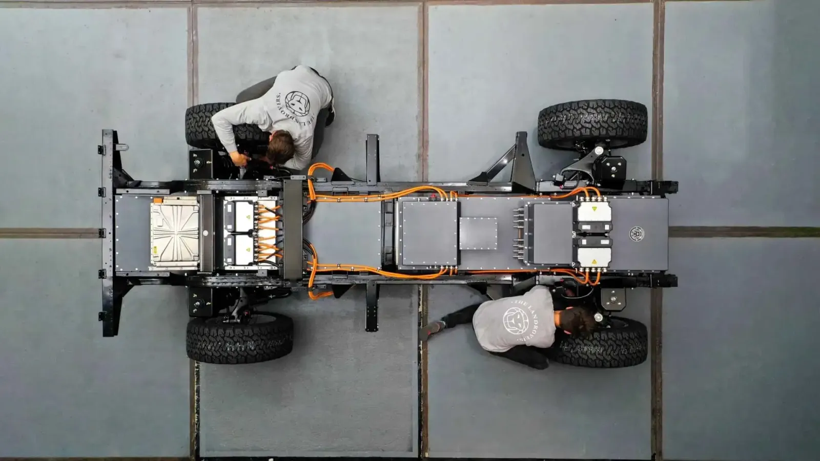 The Landrovers - Imprensa sobre a plataforma elétrica Defender Panterra