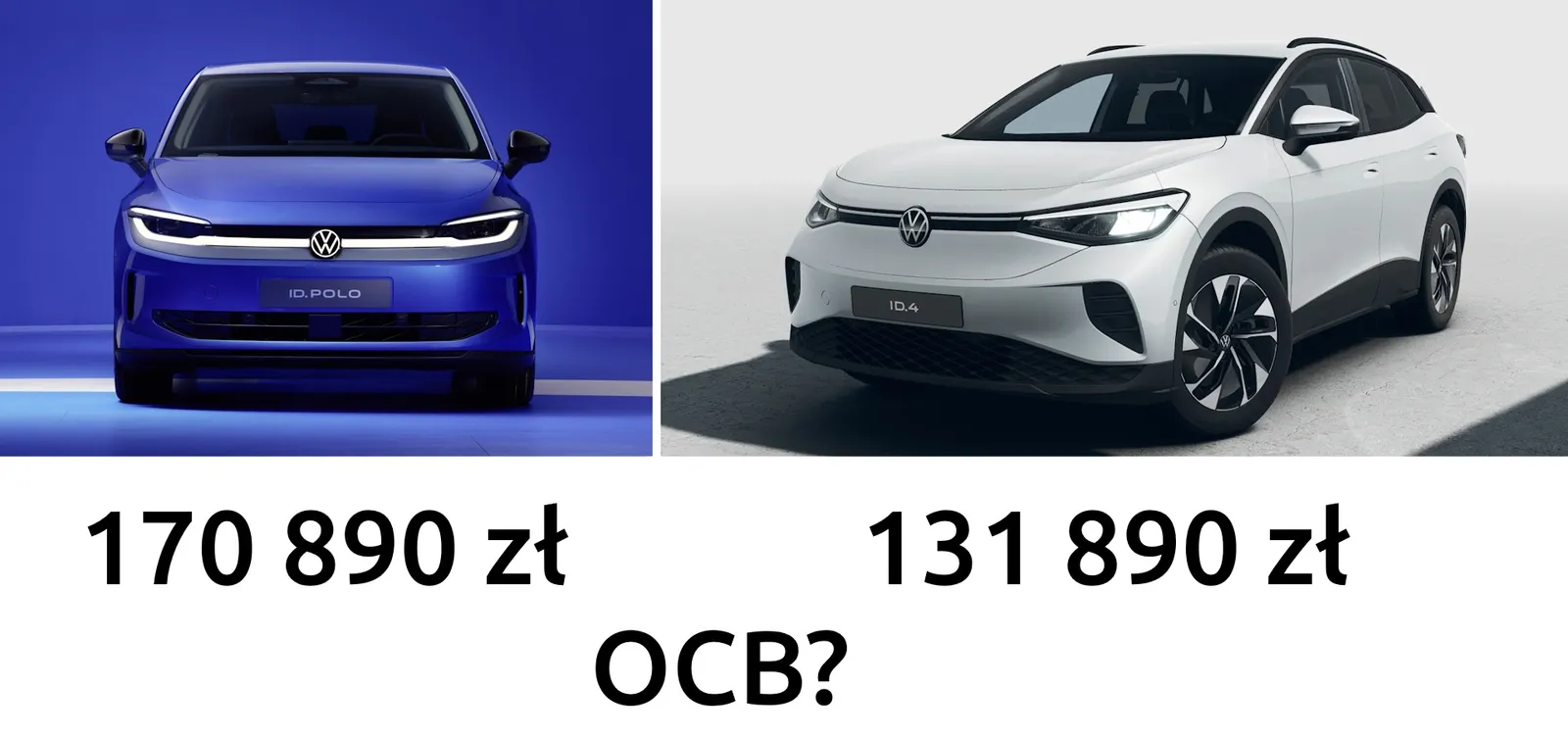 Volkswagen vende le auto compatte a 140-150-170 mila złoty, mentre la versione familiare VW ID.4 con lo stesso raggio d’azione costa da 130 mila złoty. Di cosa si tratta?