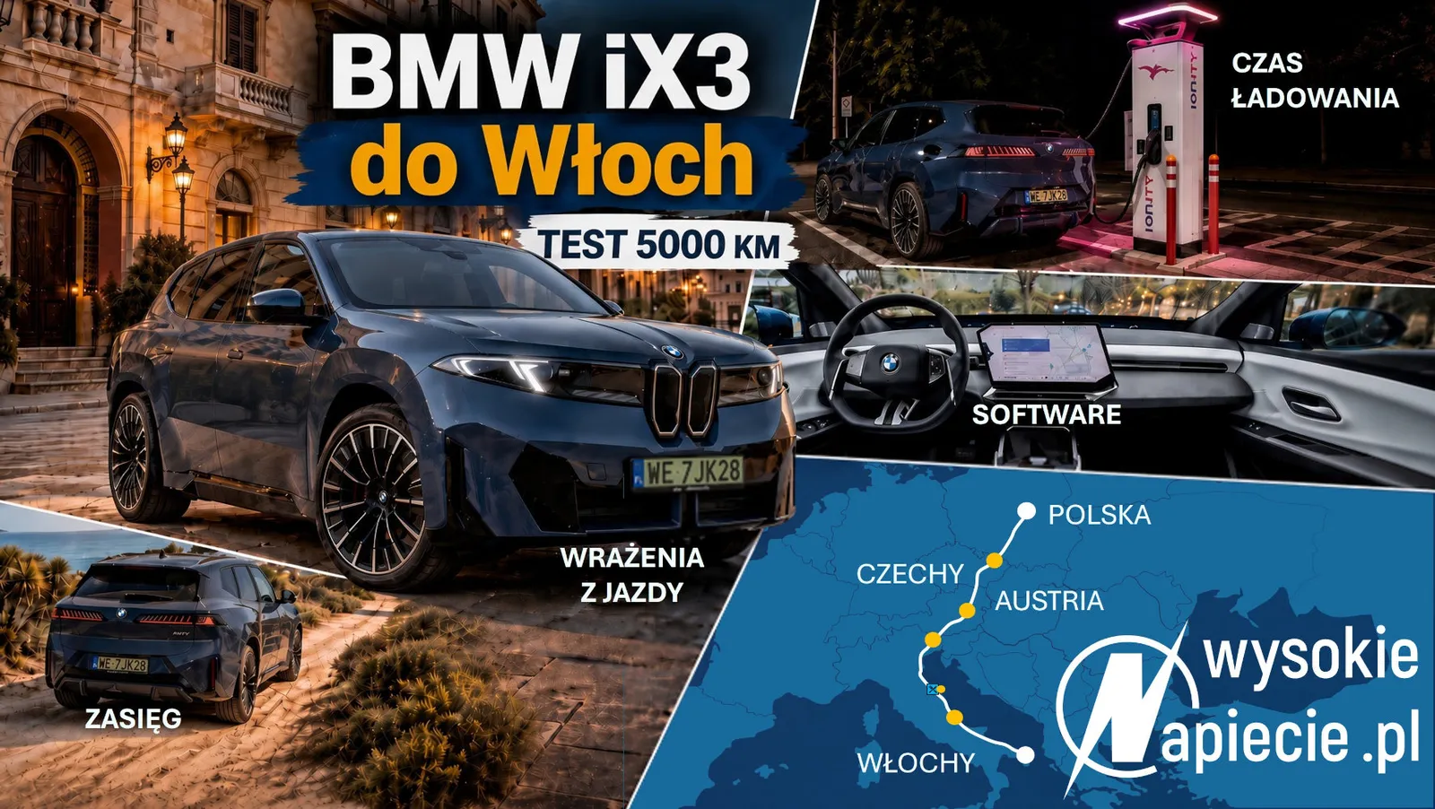 5000 km con una BMW elettrica. L’iX3 ha superato le prove di autonomia e ricarica?