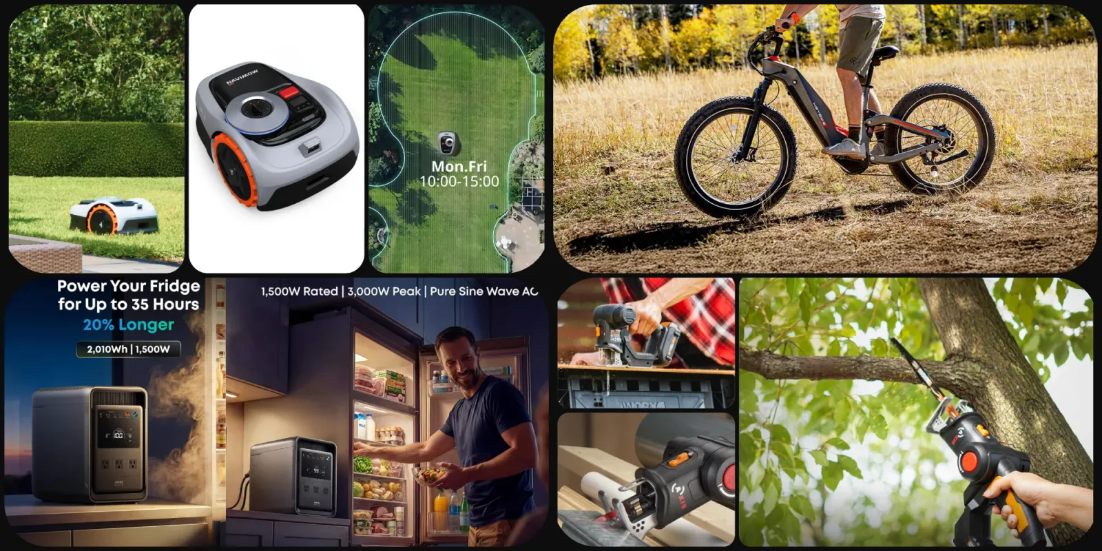 Stazione di alimentazione Anker SOLIX 2kWh a 600 dollari, Robot Segway Navimow i105N scontato di 140 dollari, Sega a scorrimento WORX 2-in-1 a 73 dollari, e molto altro