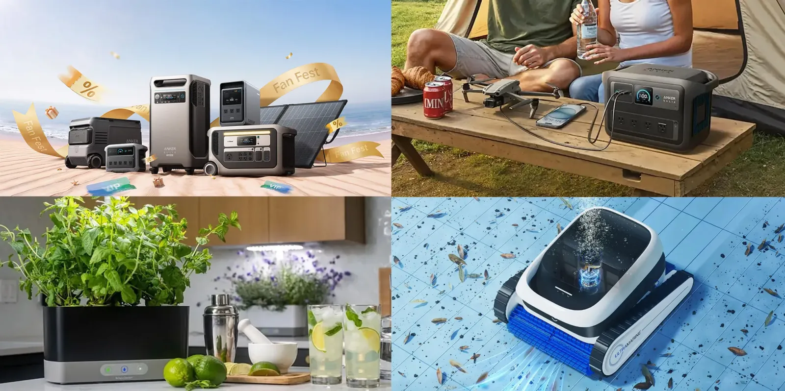 A promoção especial Anker SOLIX Mega Sale oferece descontos de até 48% em estações de energia, além de um desconto exclusivo de hoje para o C1000X por R$ 399, AeroGarden e muito mais.