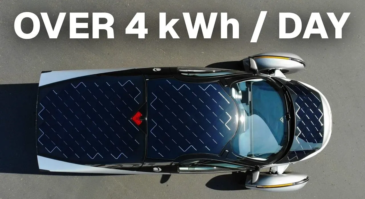 Capacità solare di Aptera