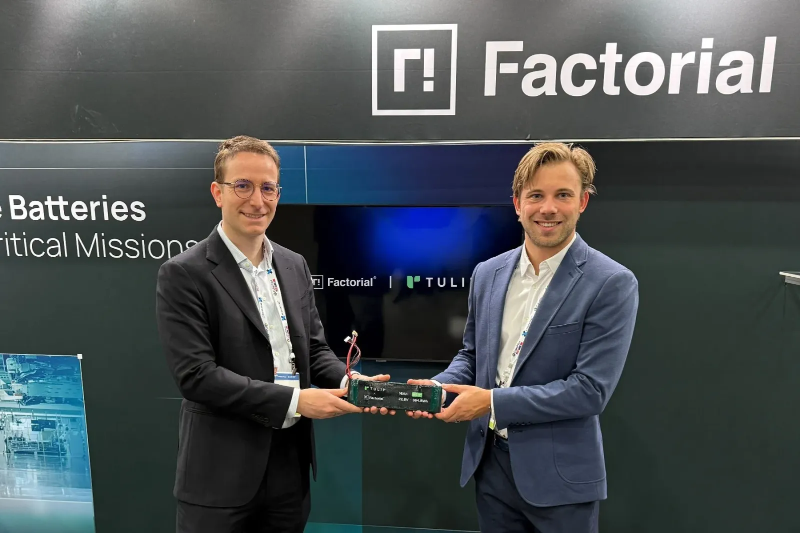 Factorial та Tulip Tech співпрацюють над твердотільними акумуляторами для дронів