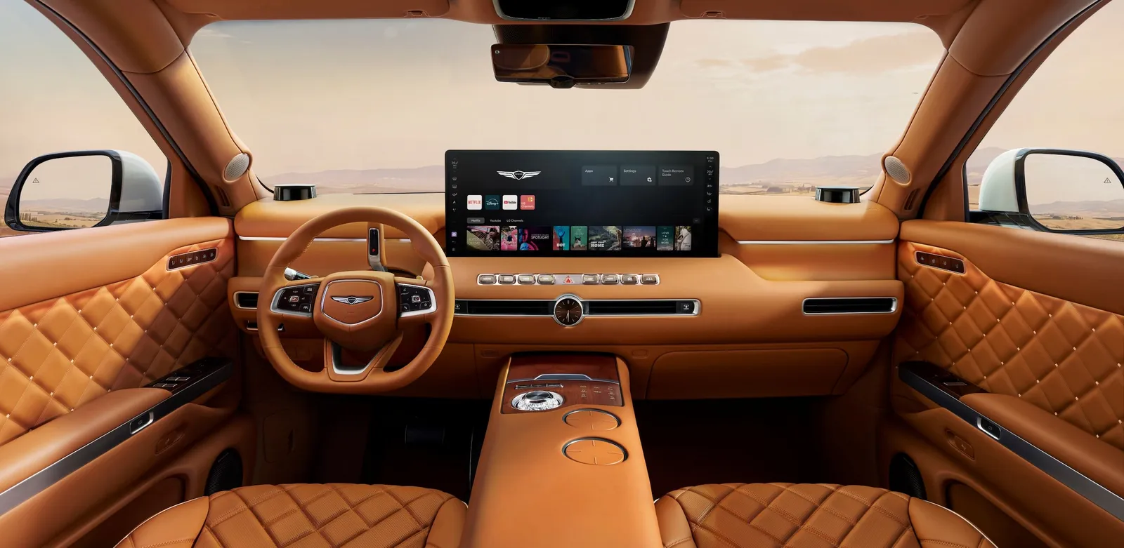 Interno del Genesis GV90