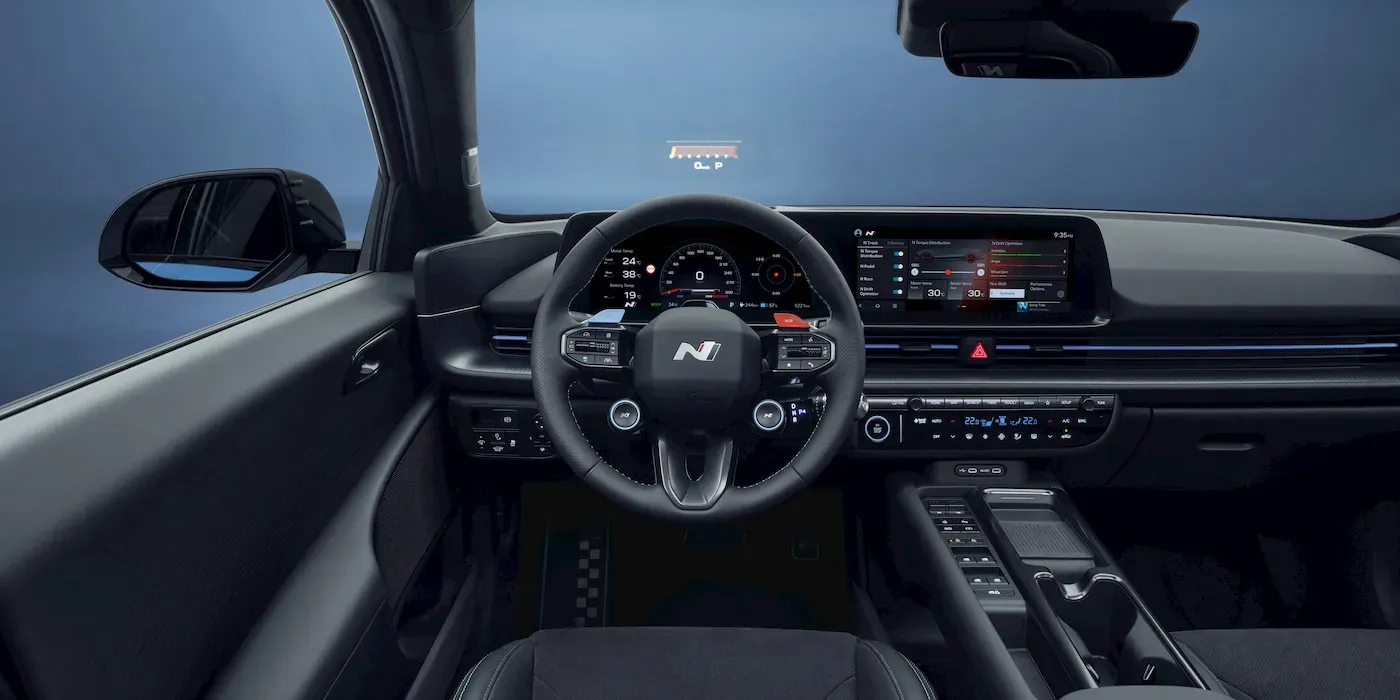 Interior do Hyundai IONIQ-6-N-EV