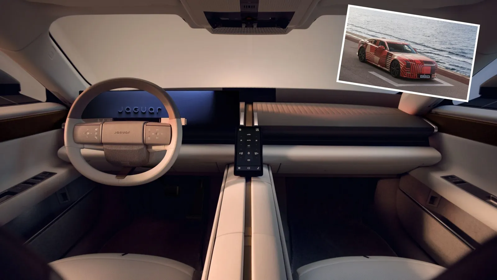 Interni della Jaguar Type 01: Ecco il primo sguardo all’interno del prossimo veicolo elettrico di Jaguar