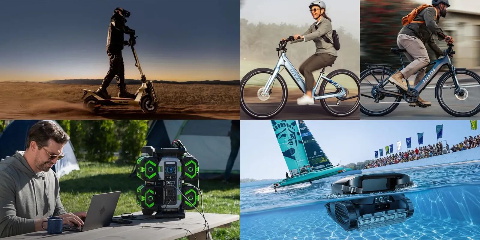 Navee UT5 Ultra X superscooter por apenas $1.955, pacote com estação de energia EGO Nexus por apenas $799, Aventon e-bike em promoção relâmpago por $1.299, e muito mais