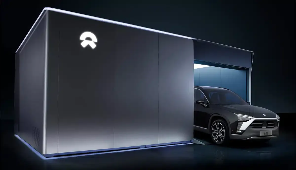 Nio startet fünfte Generation seiner Batteriewechselstationen in China