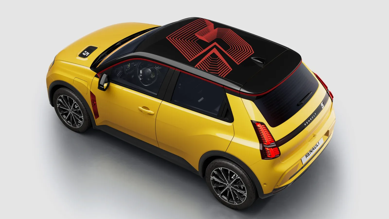 Rivestimento elettrico del tetto della Renault 5 E-Tech