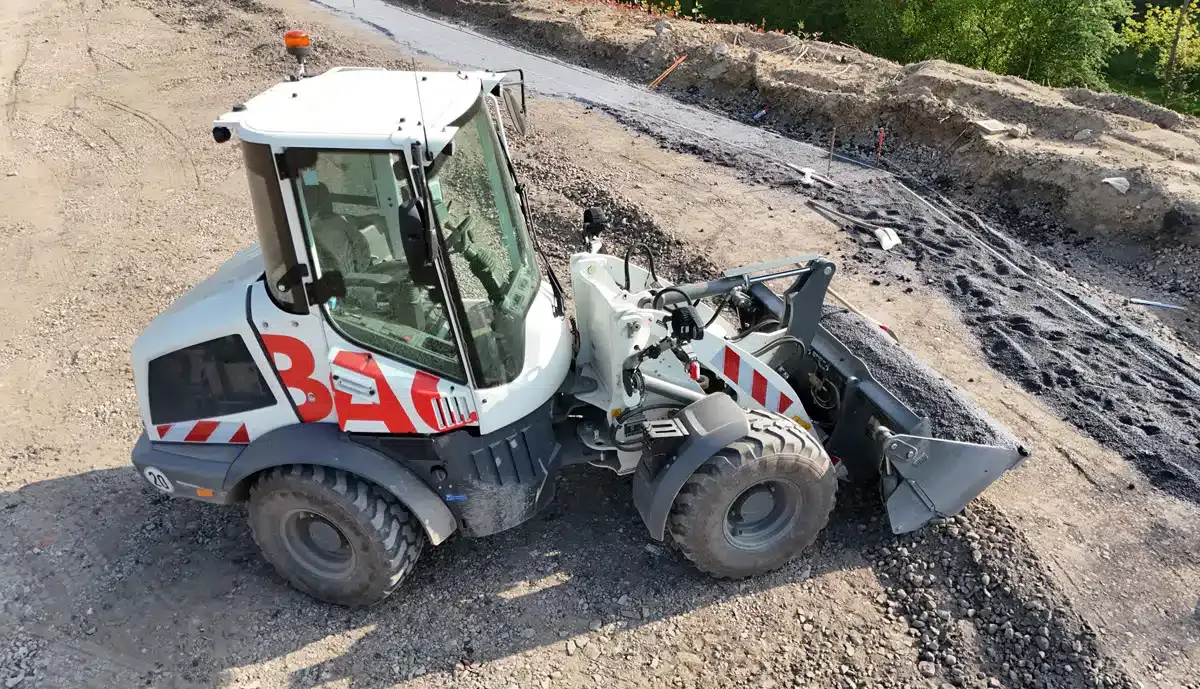 A Strabag está testando um canteiro de obras parcialmente elétrico em Oberhausen
