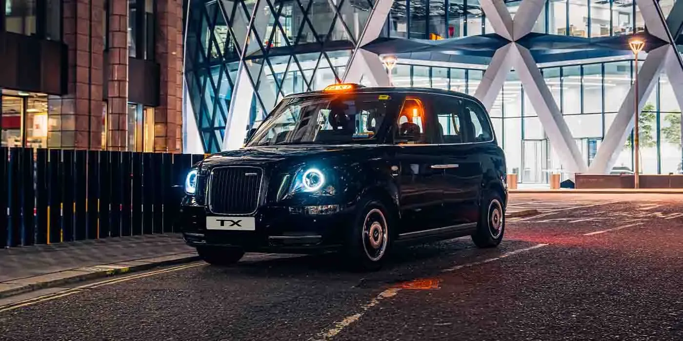 Taxi elettrici a Londra