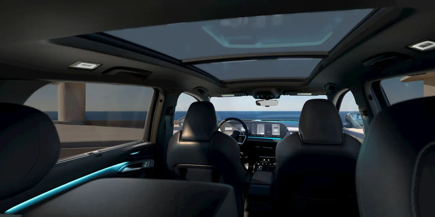Espaço interno do Audi Q6 e-tron 2027