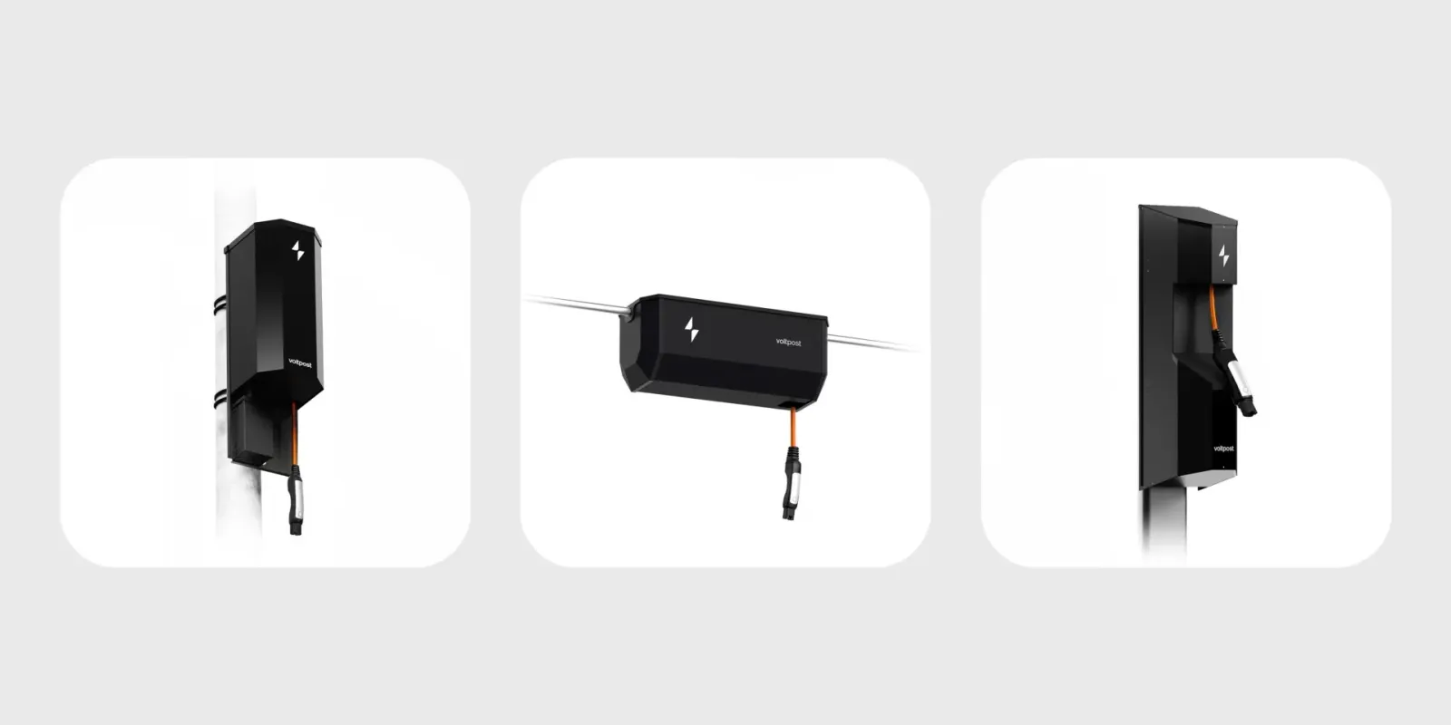 These EV chargers hang from garage ceilings – and install in hours
