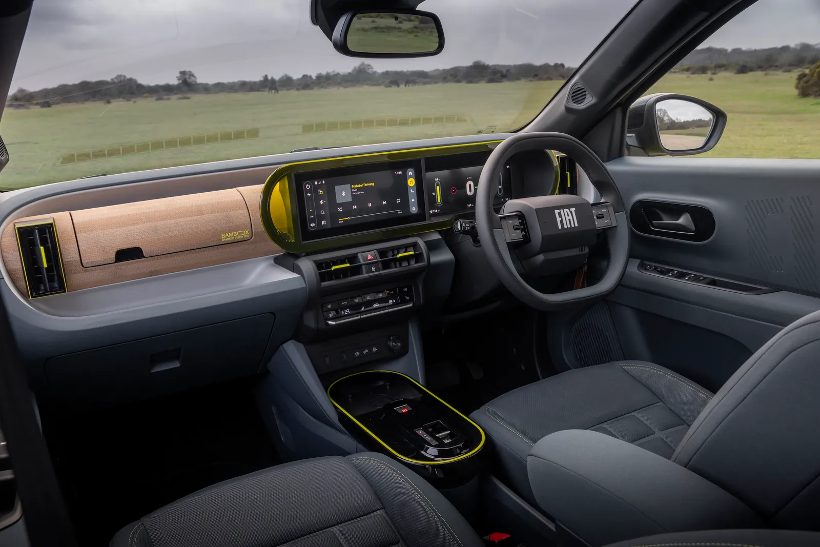 Interior do Fiat Grande Panda