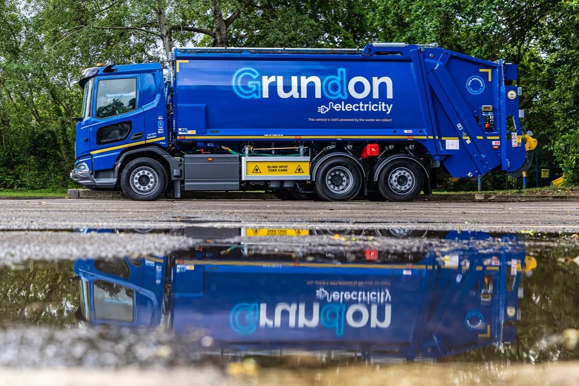 Reino Unido: Grundon incorpora cuatro camiones DAF XD Electric para la recolección de residuos.