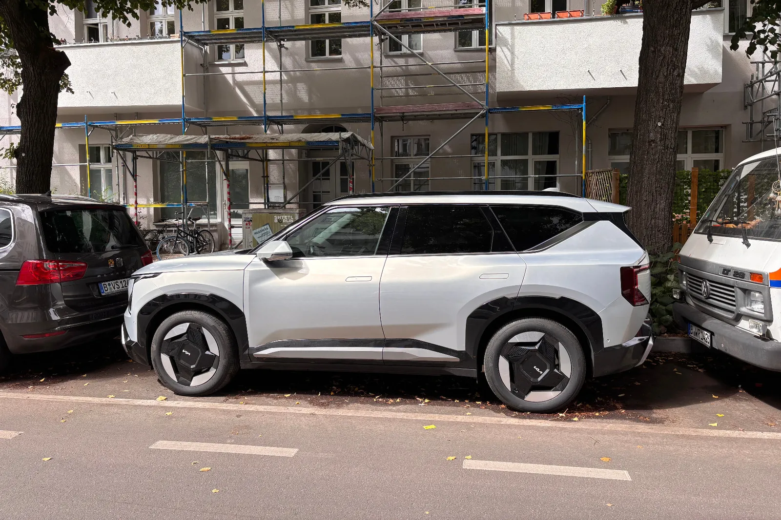 Kia EV5 Parkplatz Berlin