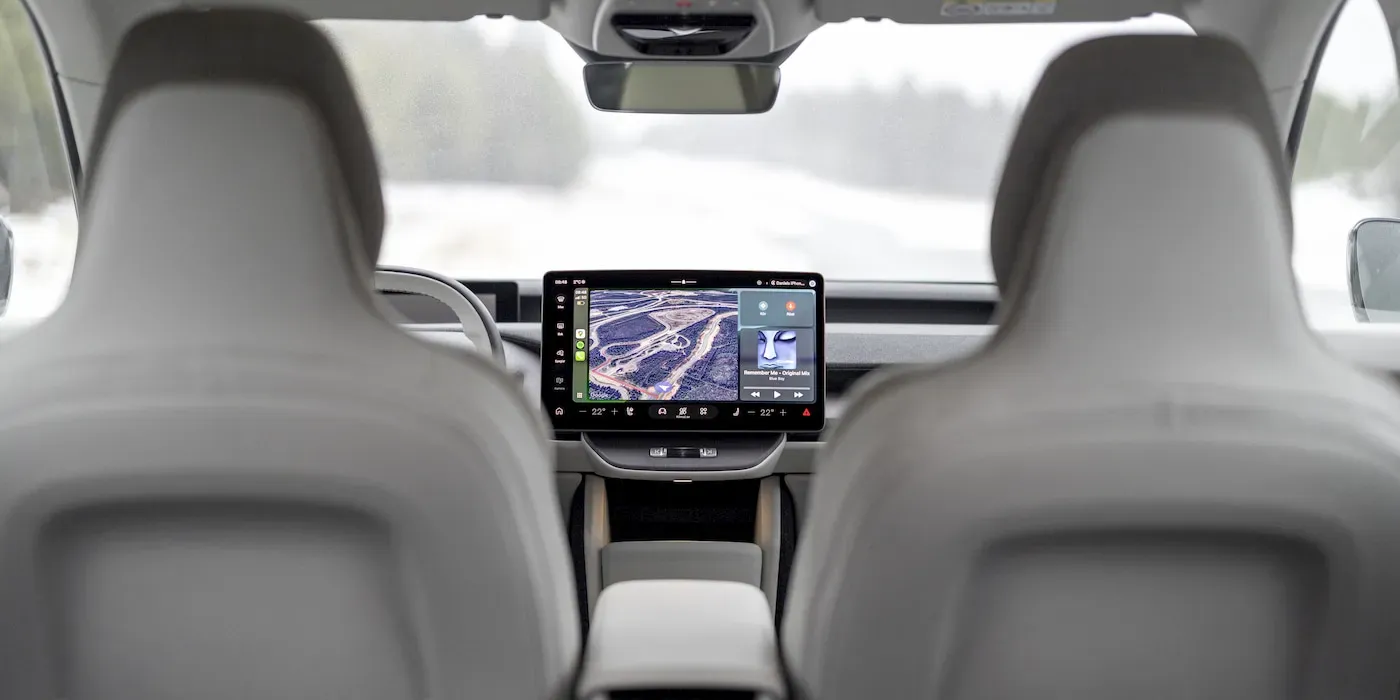 Interior do Volvo-EX60-EV