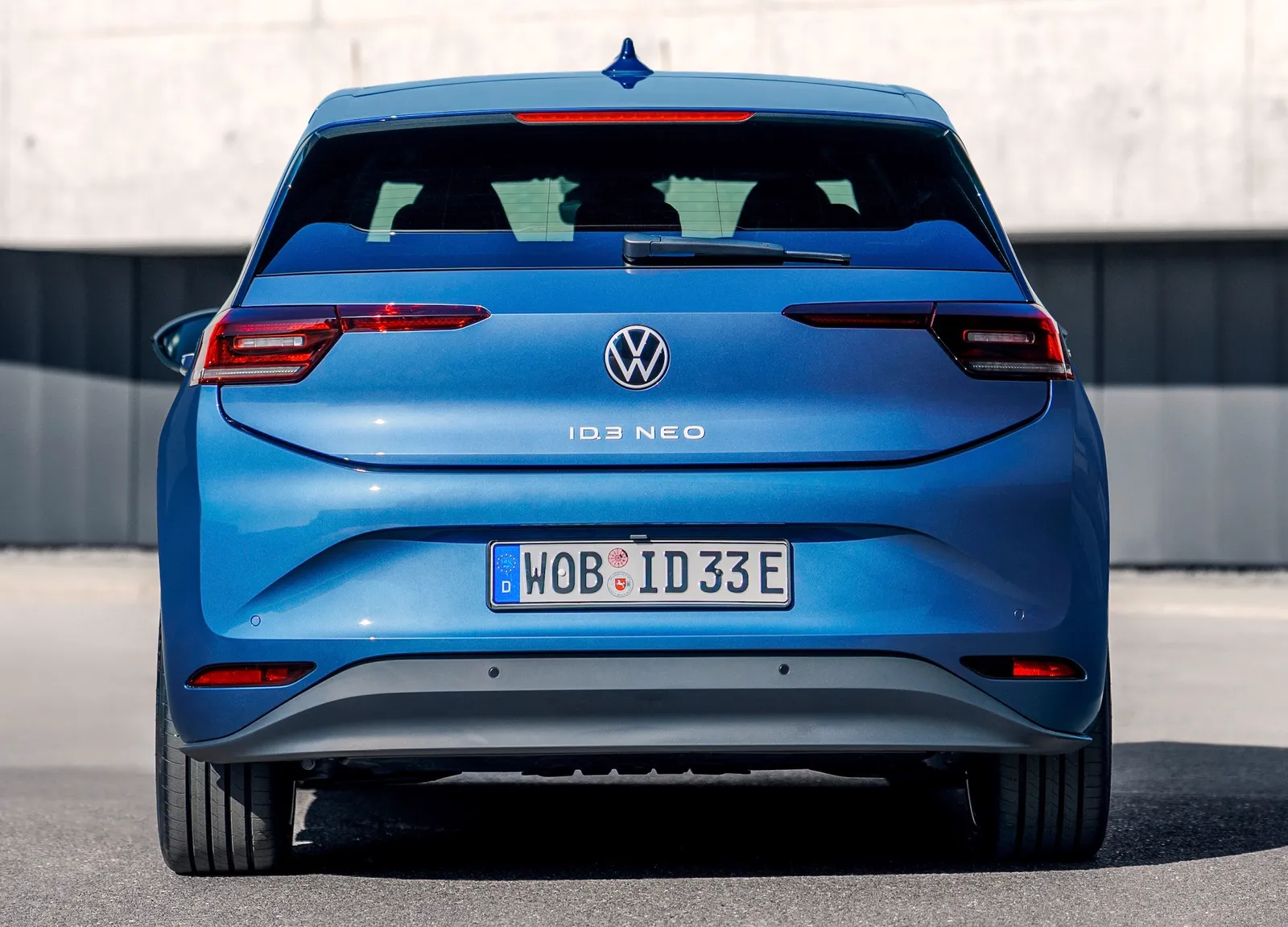 Widok z tyłu VW ID3 Neo