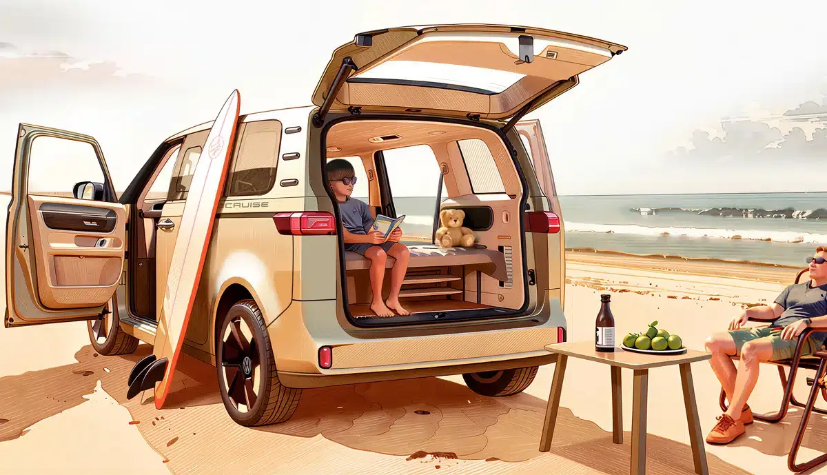 VW kündigt Elektro-California an, Familie elektrischer Campervans geplant