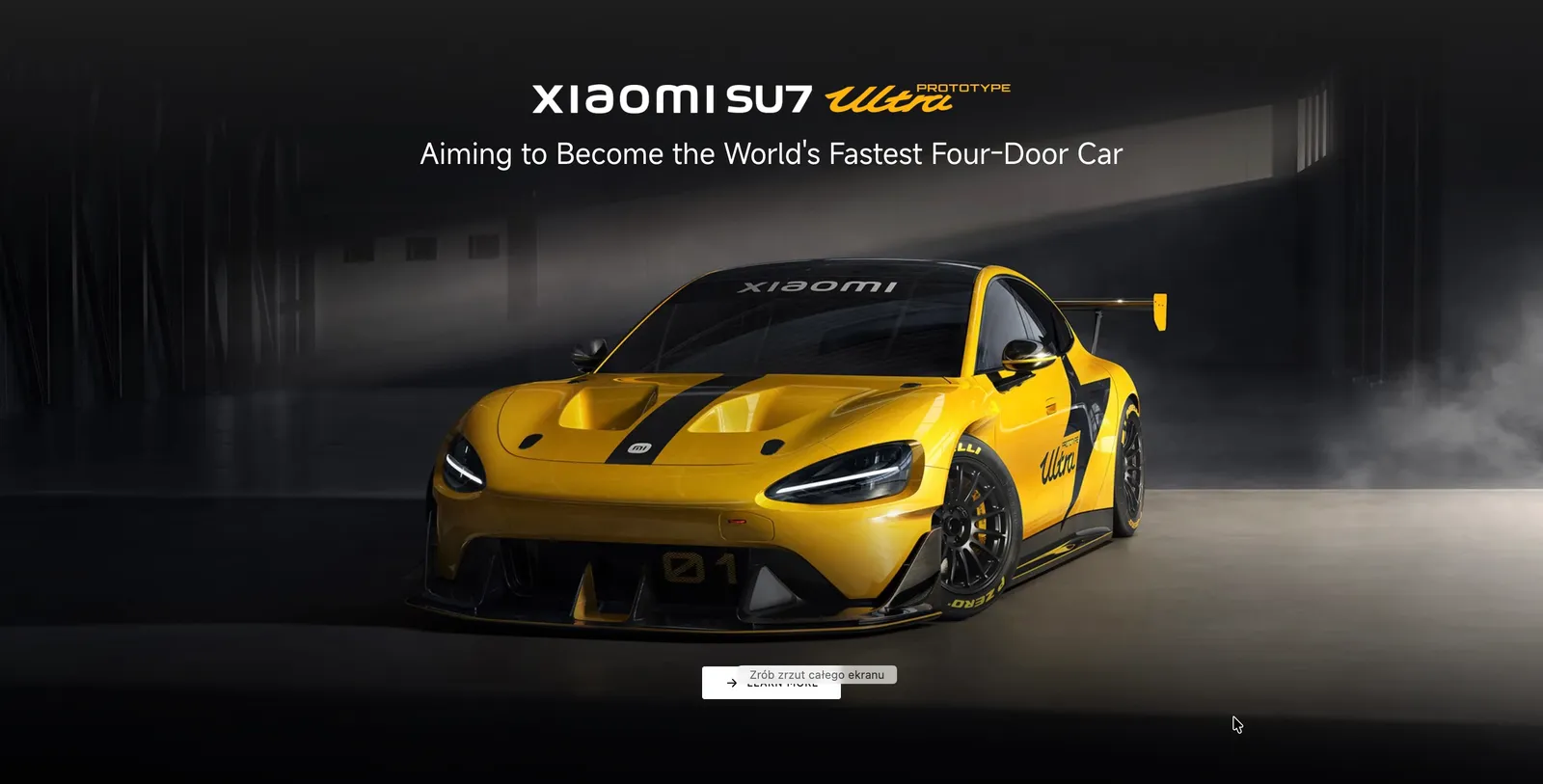 Xiaomi Auto uruchomiło globalną stronę. Wejście do Europy potwierdza na 2027 rok