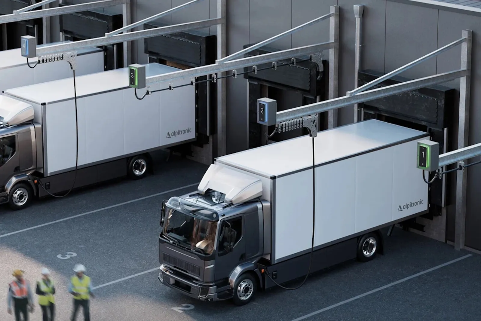 400 kW in una colonnina di ricarica minuscola: Alpitronic pensa ai camion elettrici