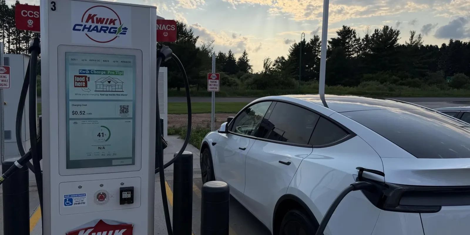 Caricabatterie veloci per veicoli elettrici in Minnesota
