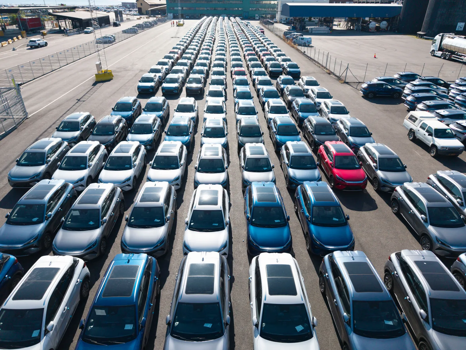 5000 BYD på vei til Norge