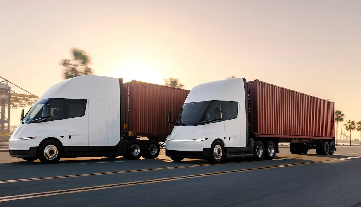 Atualmente: A Tesla, com seu Semi, é a principal fornecedora nas encomendas recordes de caminhões elétricos nos EUA