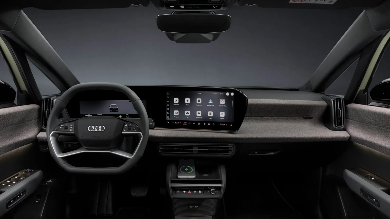 Infotainment di Audi A2 e-tron