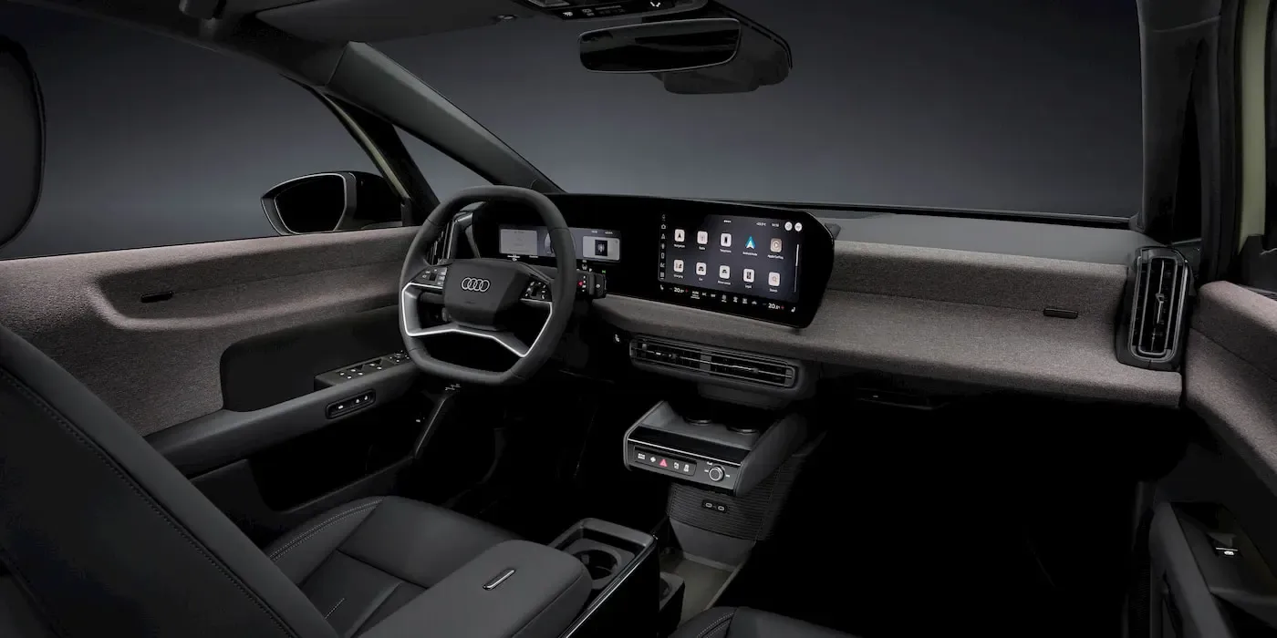 Interno dell’Audi A2 e-tron EV