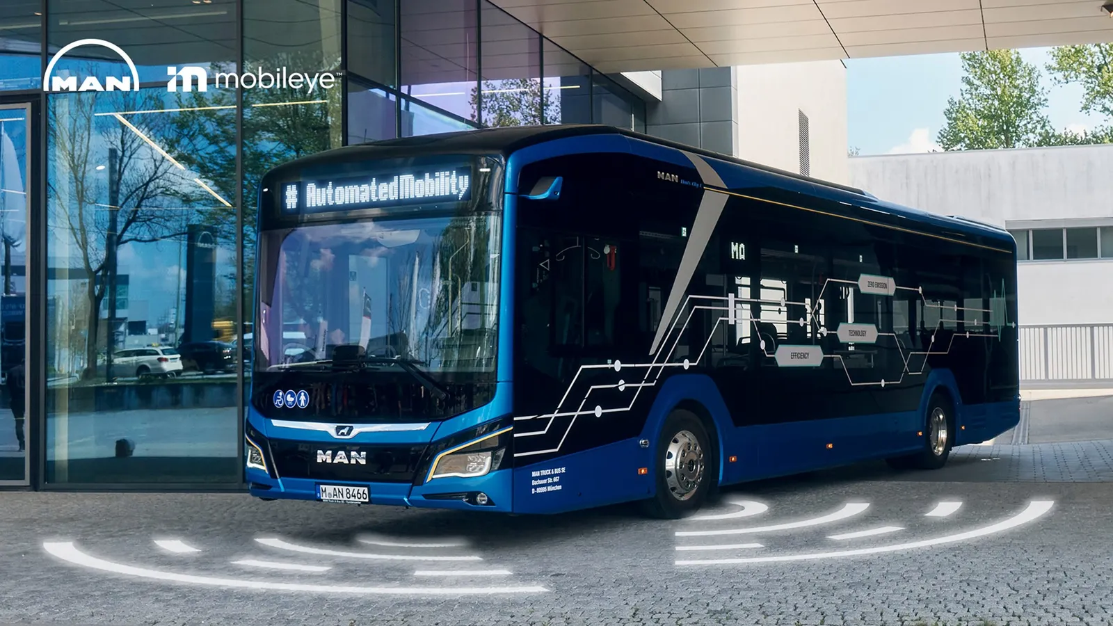 autobus autonomo MAN Mobileye