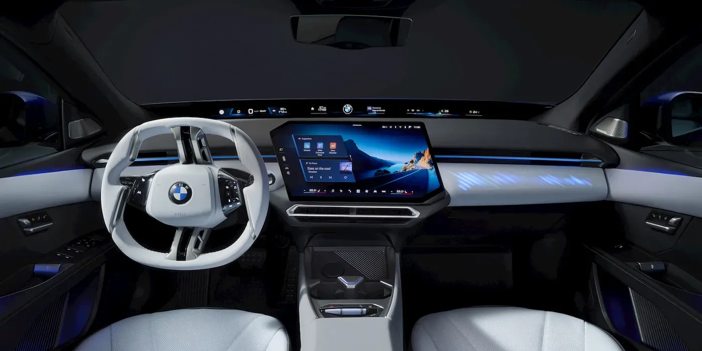 Interior do BMW novo i3-EV