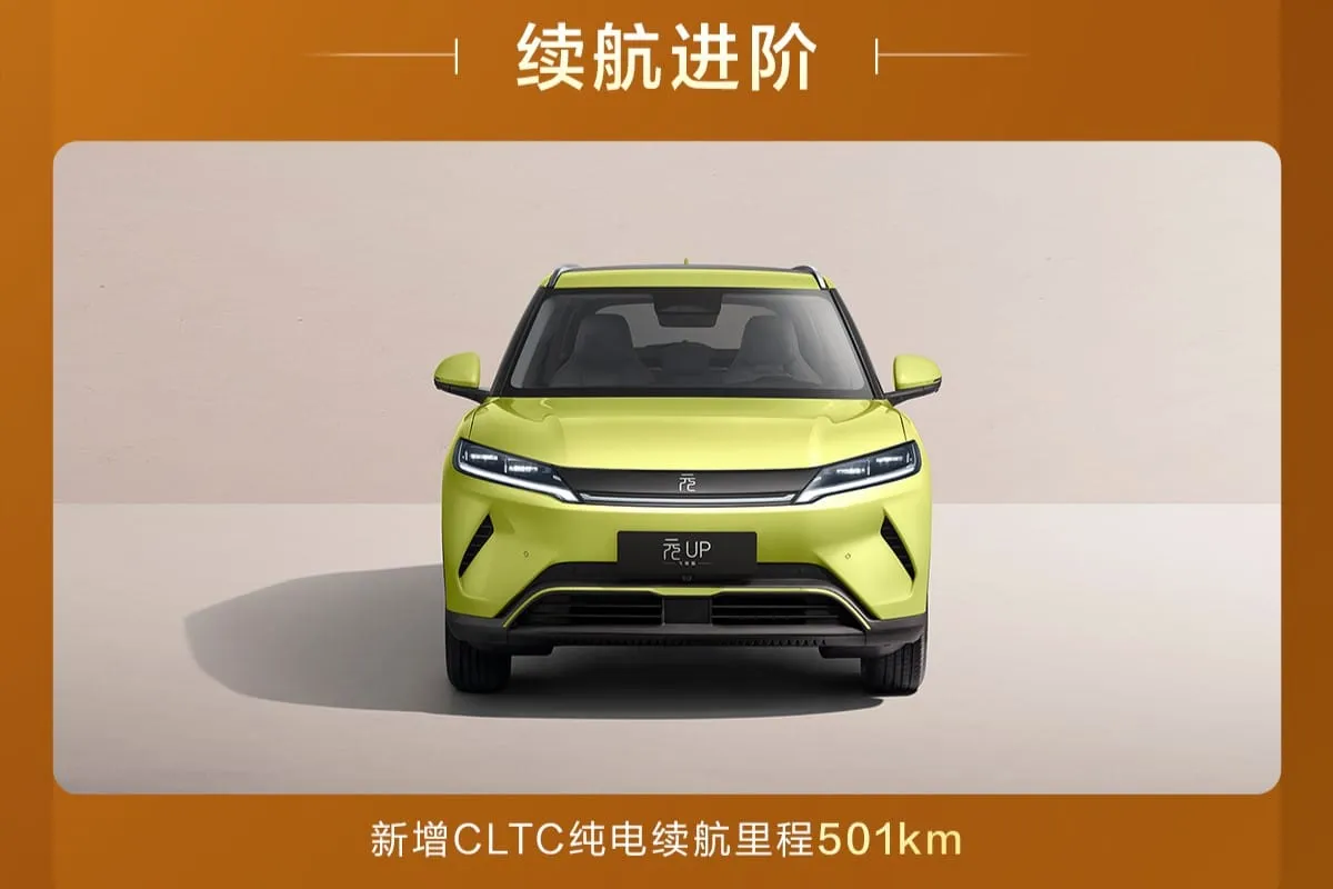 Der BYD Yuan Up erhält eine Version mit einer Reichweite von 501 km sowie einen niedrigeren Preis. Es handelt sich um den chinesischen Atto 2 vor der Ausfuhr.