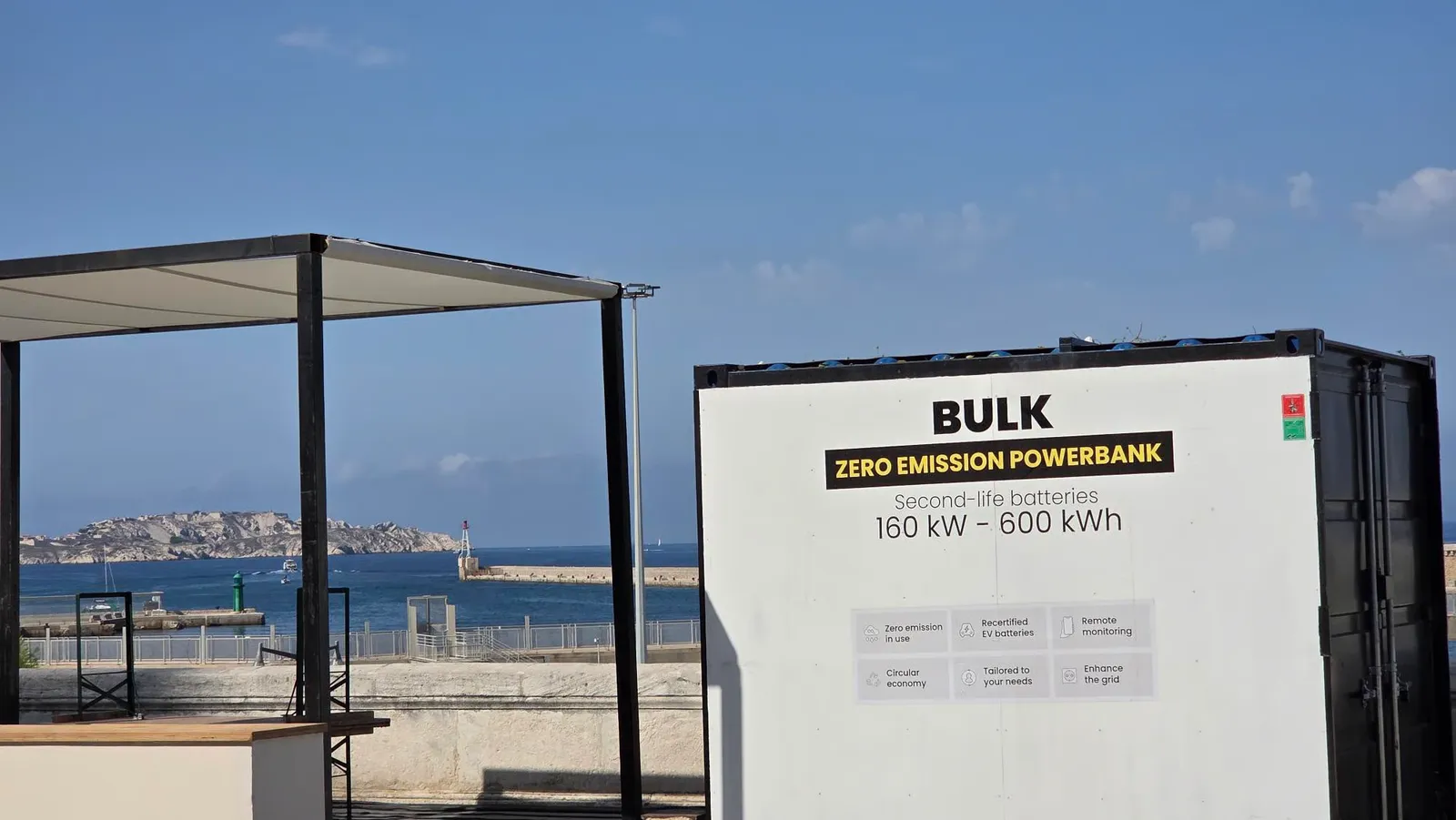 Bulk, розміщений на фестивалі / Зображення: PESS Energy.