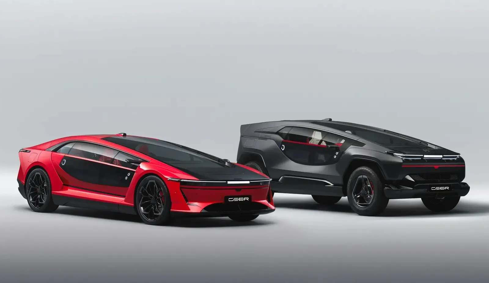CEER Exobot: carro elétrico extremo em formato de onda da Arábia Saudita com 625 kW