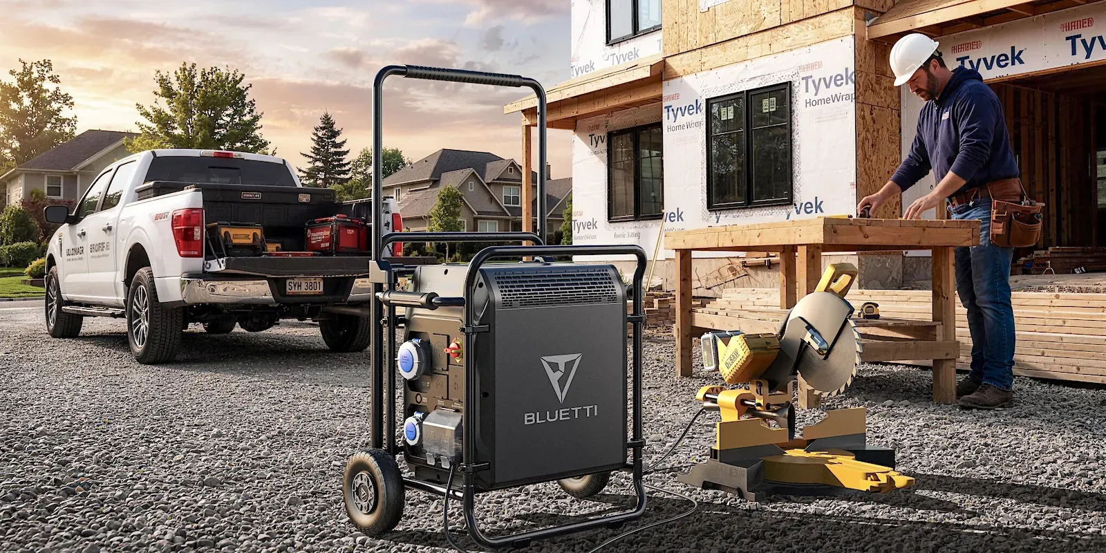 Grazie a una potenza continua di 5 kW e a un picco di 18 kW, il Pioneer 5000 E-Generator è in grado di alimentare facilmente attrezzature che richiedono elevate correnti, come trapani elettrici, seghe a nastro, compressori d’aria e pompe idrauliche. La sua batteria LiFePO₄ da 5,12 kWh può essere ampliata fino a 35 kWh, garantendo un funzionamento affidabile e prolungato anche lontano dalla rete elettrica.
