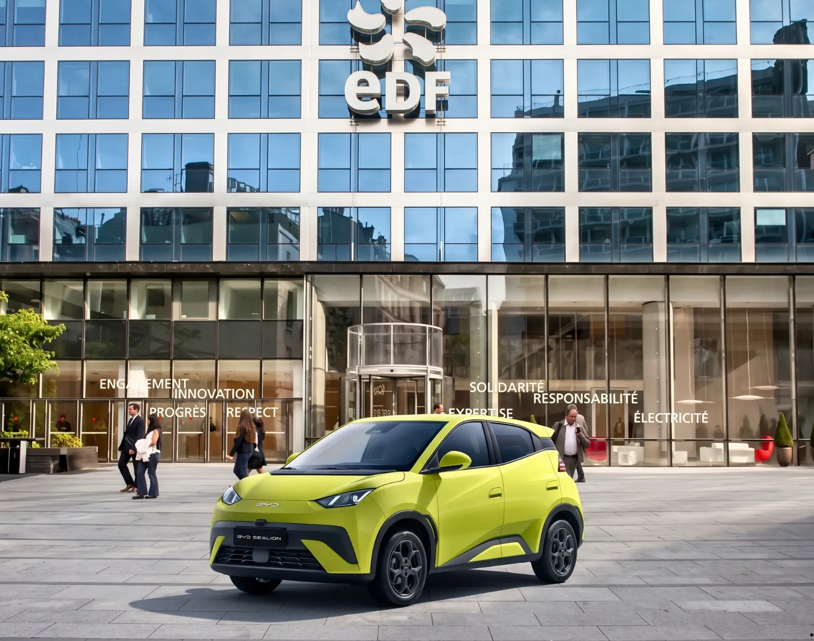 EDF subventionne les voitures électriques chinoises de BYD et ça énerve l’État français