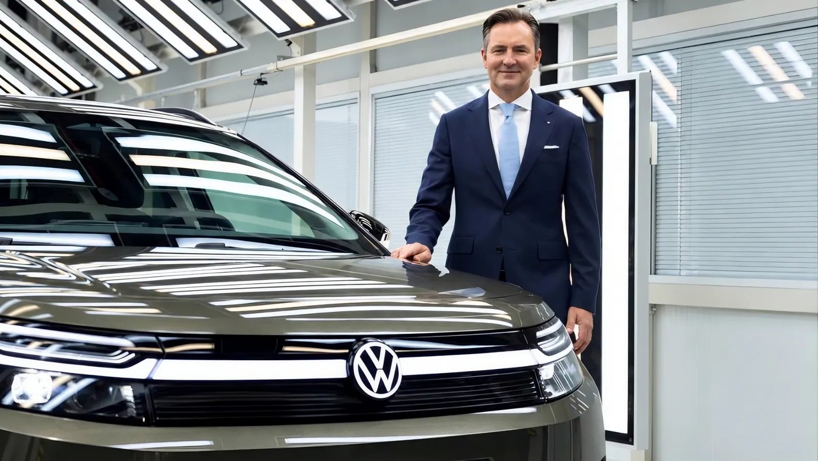 El CEO de Volkswagen presume de su fábrica en Navarra: "Muy pocas plantas en el mundo pueden hacer esto"