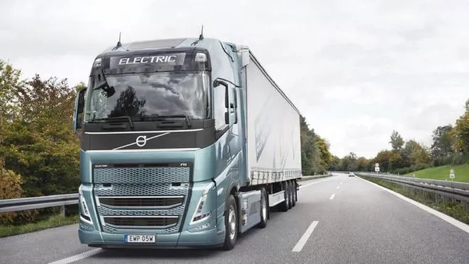 Camión eléctrico de Volvo Trucks.