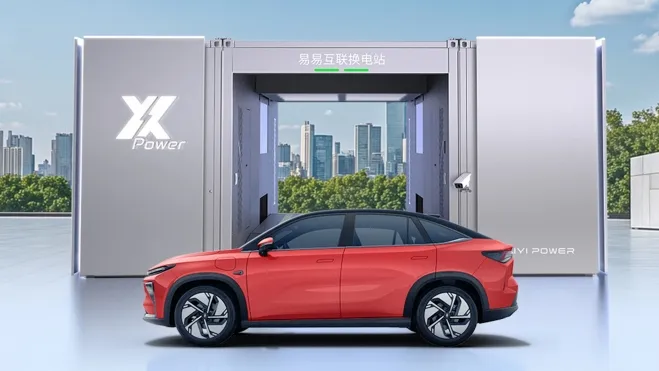 A Geely incluirá carros híbridos em sua rede de troca de baterias.