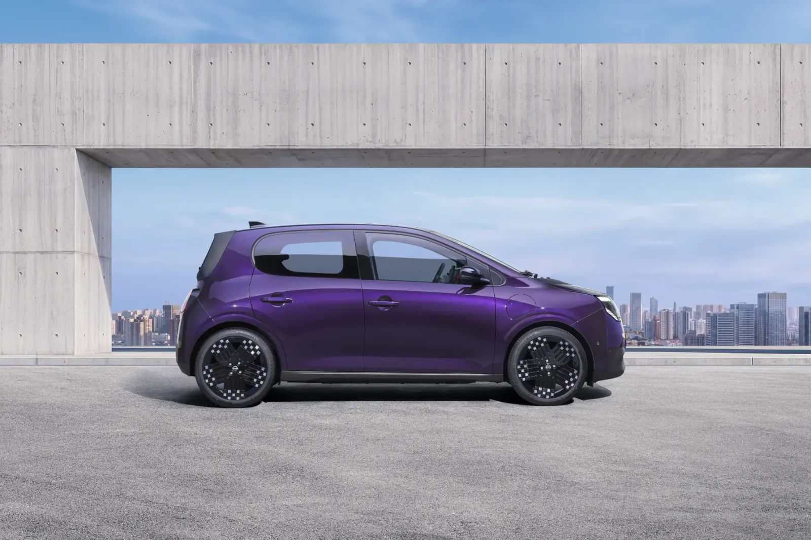 Nissan Pixo vista lateral
