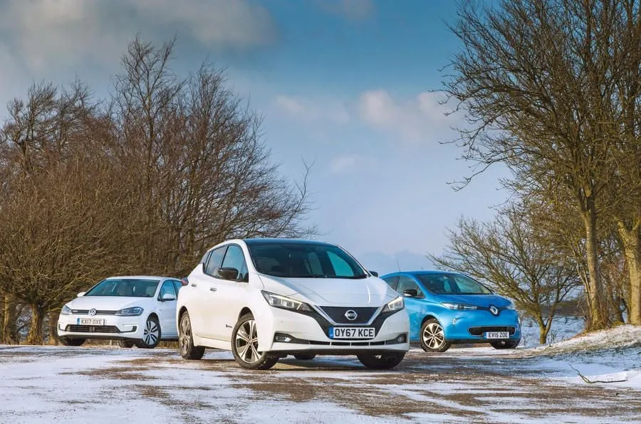 Nissan LEAF Renault ZOE Volkswagen e-Golf